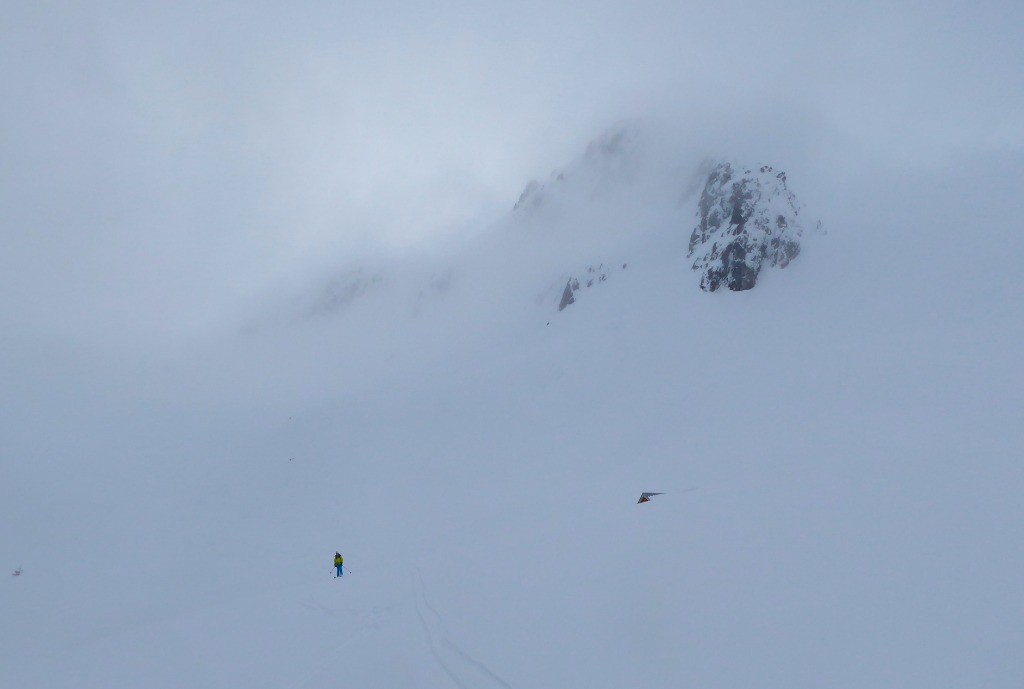 #24 Croute et jour blanc côté Merlet au dessus de la Vielle Route, pas le top Croute et jour blanc côté Merlet au dessus de la Vielle Route, pas le top