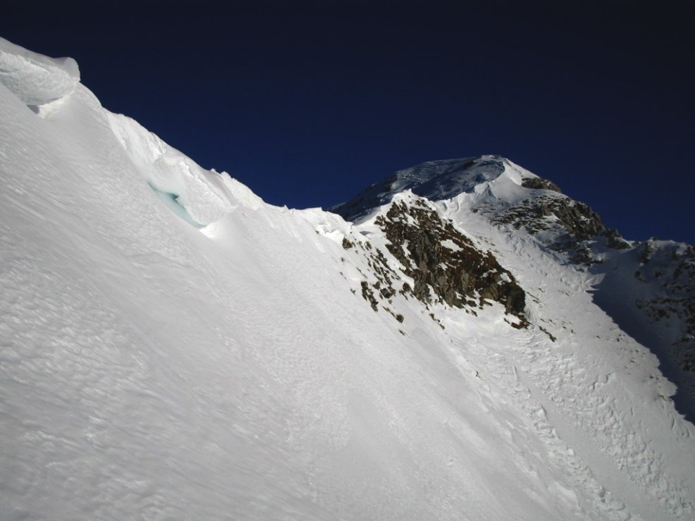#3 l l'arrête sommitale : la sortie du couloir