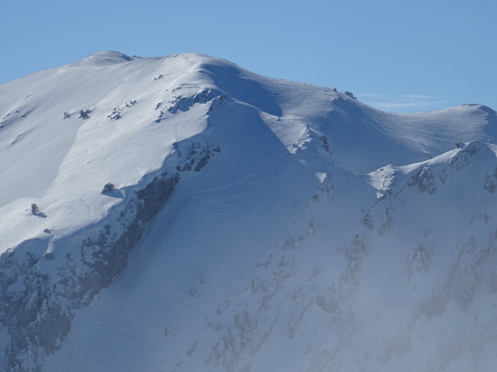 couloir NE depuis La Petite Vache