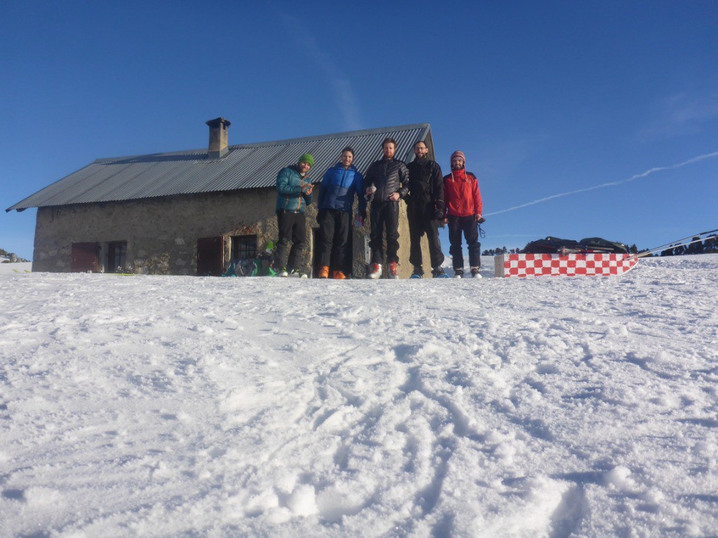 Cabane de l'essaure avant le départ de vivien