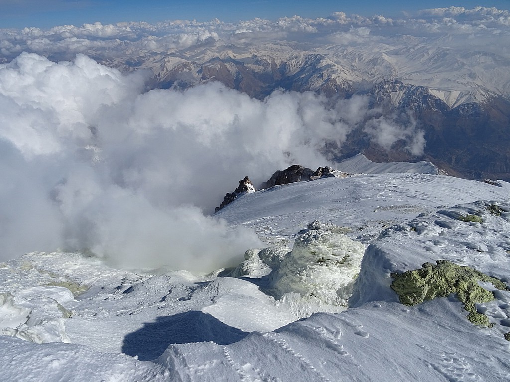 #5 Fumerolles au sommet Fumerolles au sommet