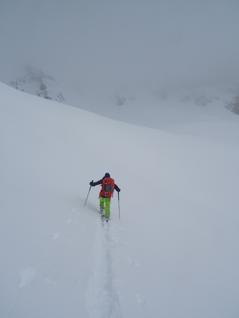 #5 Gros traçage dans la combe du Rissiou Gros traçage dans la combe du Rissiou