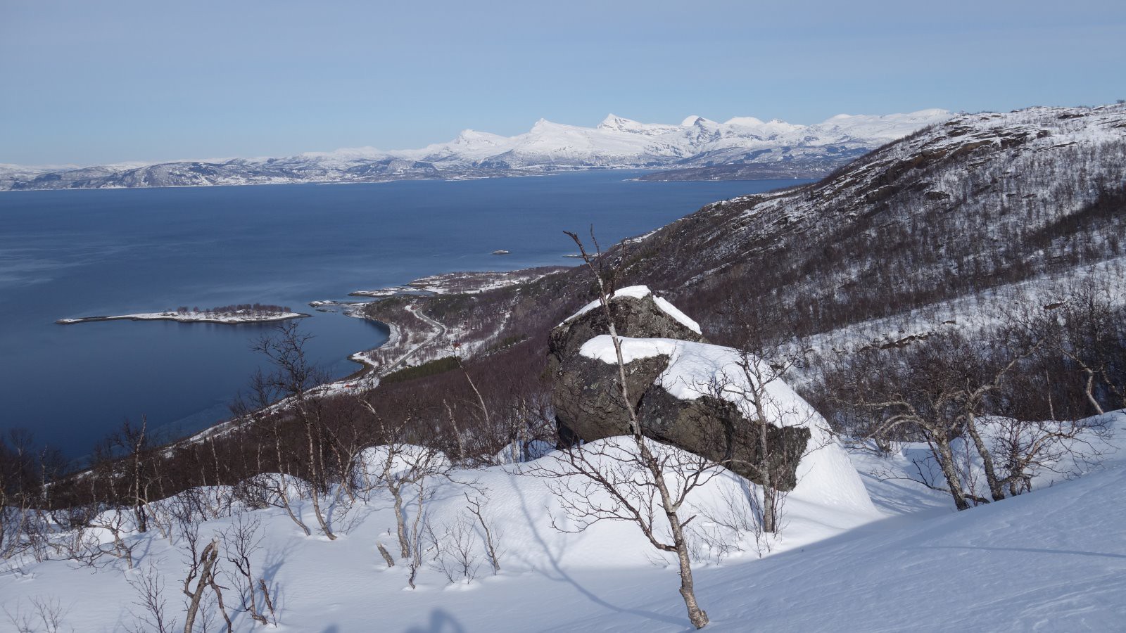 Belle vue sur le fjord