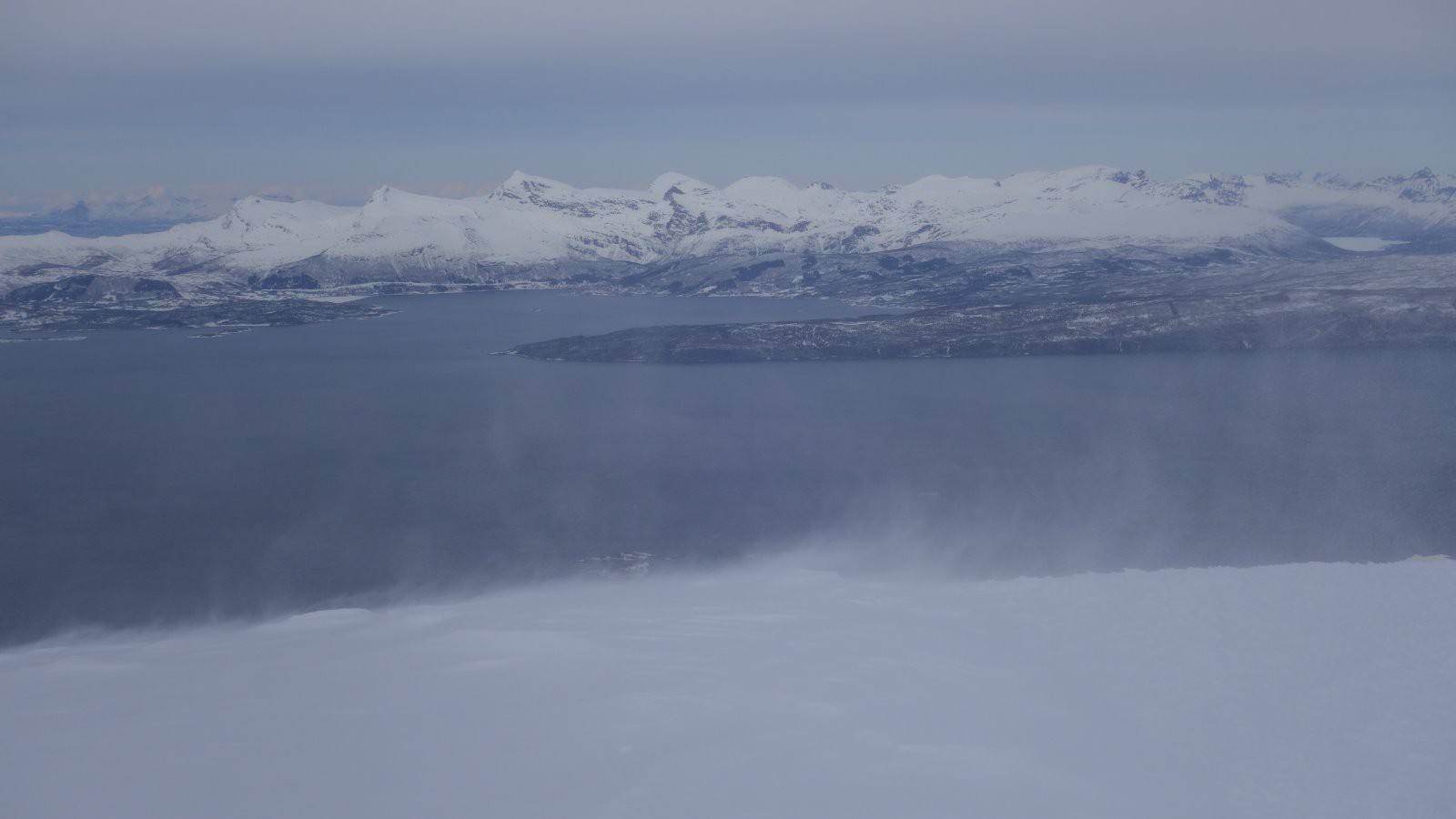 Vue sur le fjord de Narvik