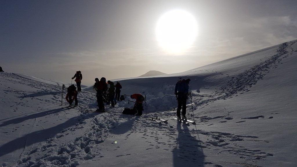 En partant du refuge