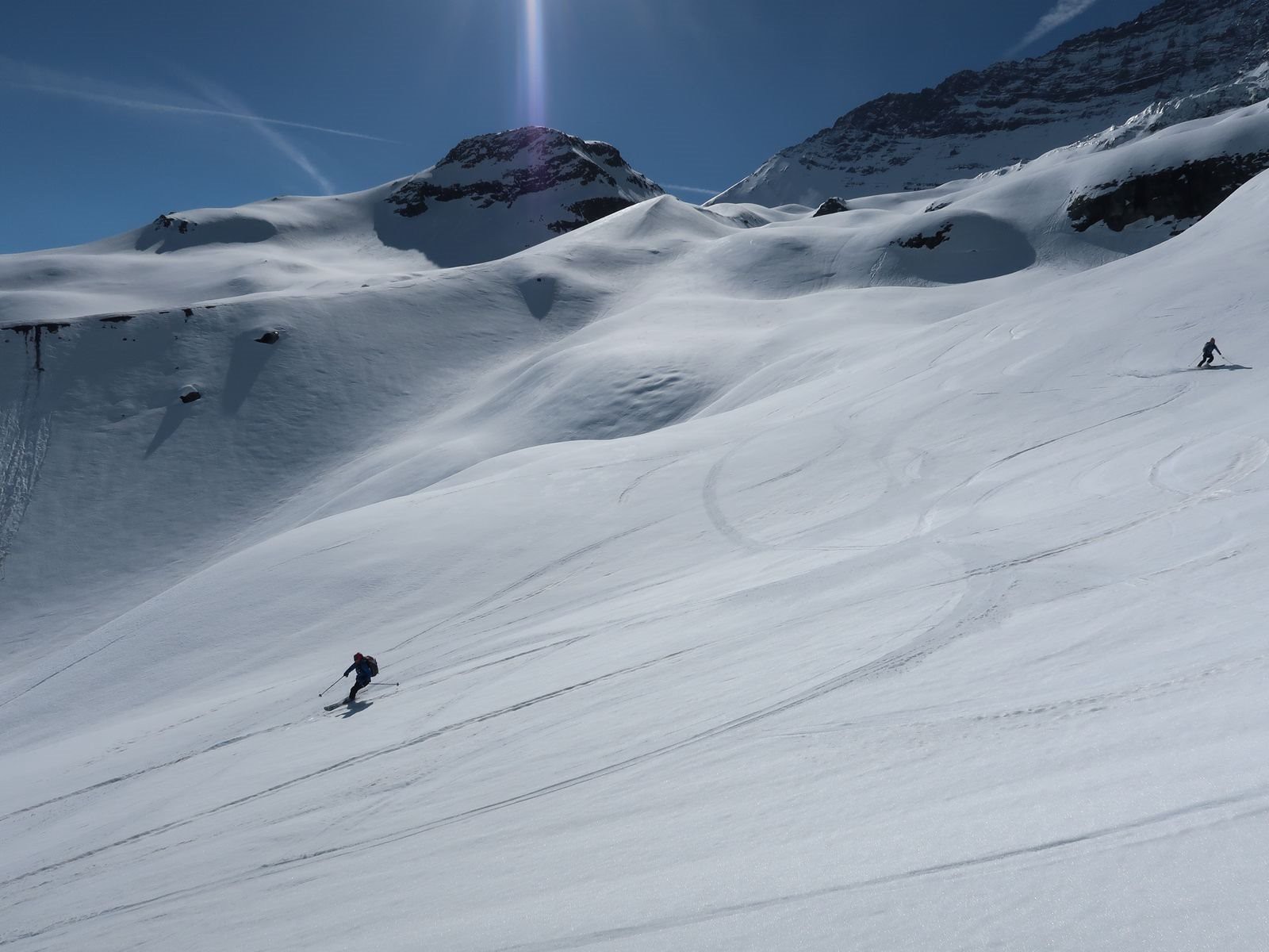 #99 Régalade sur la moquette versant nord Régalade sur la moquette versant nord