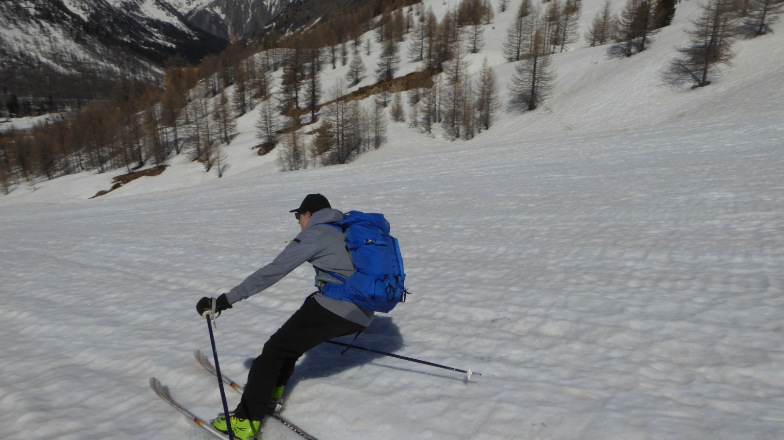 Tim se lâche sur la piste