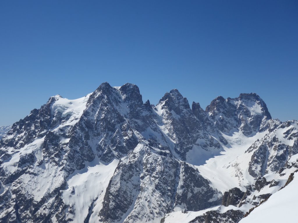 Pelvoux et glacier noir