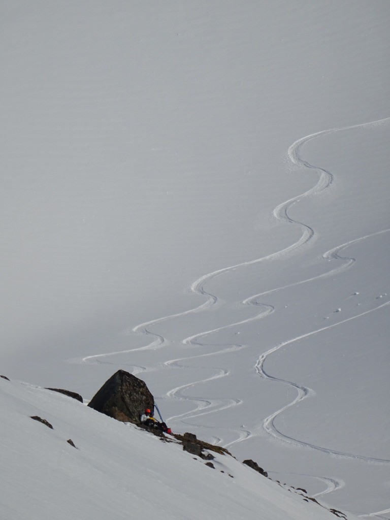 J3 : Nos traces dans le vallon nord