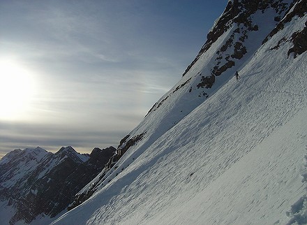 #7 Accès à la cheminée : Coté sud des Aravis Accès à la cheminée : Coté sud des Aravis