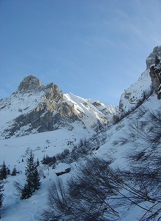 #1 Face Ouest du Mont Fleuri : Pas beaucoup de neige sur l Face Ouest du Mont Fleuri : Pas beaucoup de neige sur l'éperon passera passera pas?