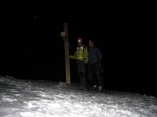 Chamechaude : Deux courageux au sommet, sans Etienned resté au habert de Bachasson (ouuh que j'avais pas envie de faire cette fin de Chamechaude)