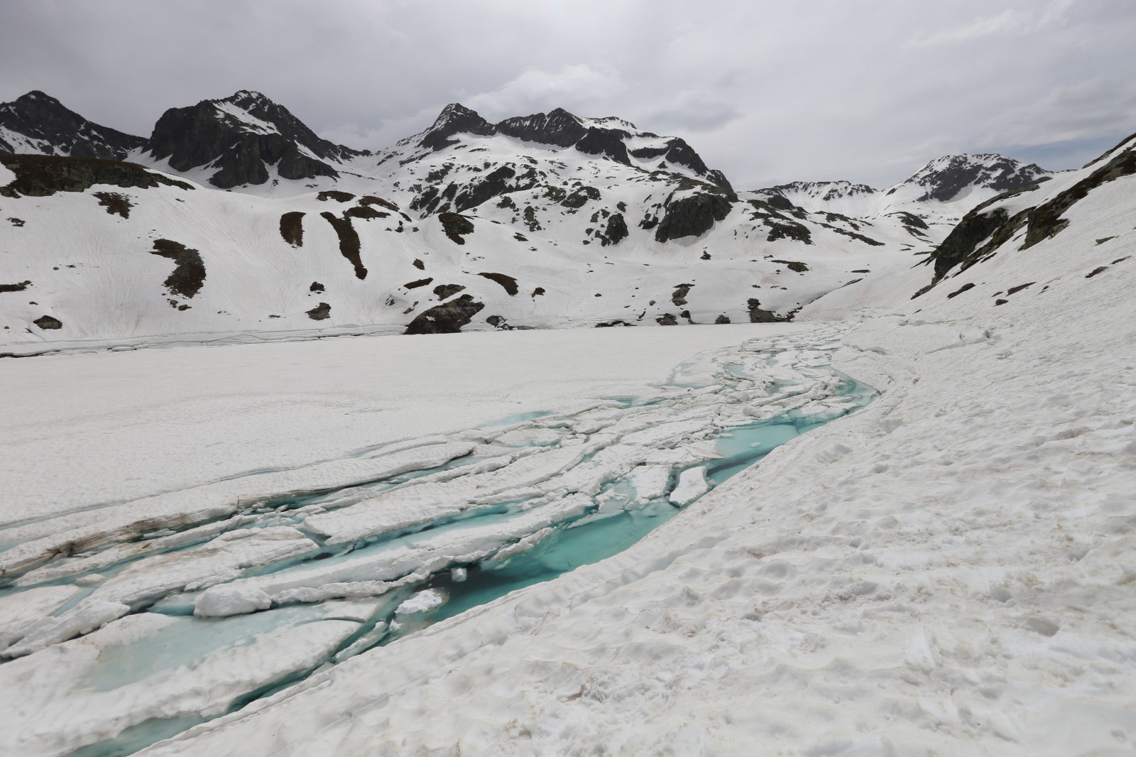 #8 Lac Cottepens en pleine débâcle Lac Cottepens en pleine débâcle