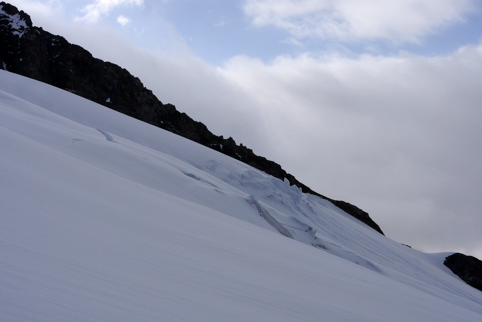 Rive gauche du glacier.