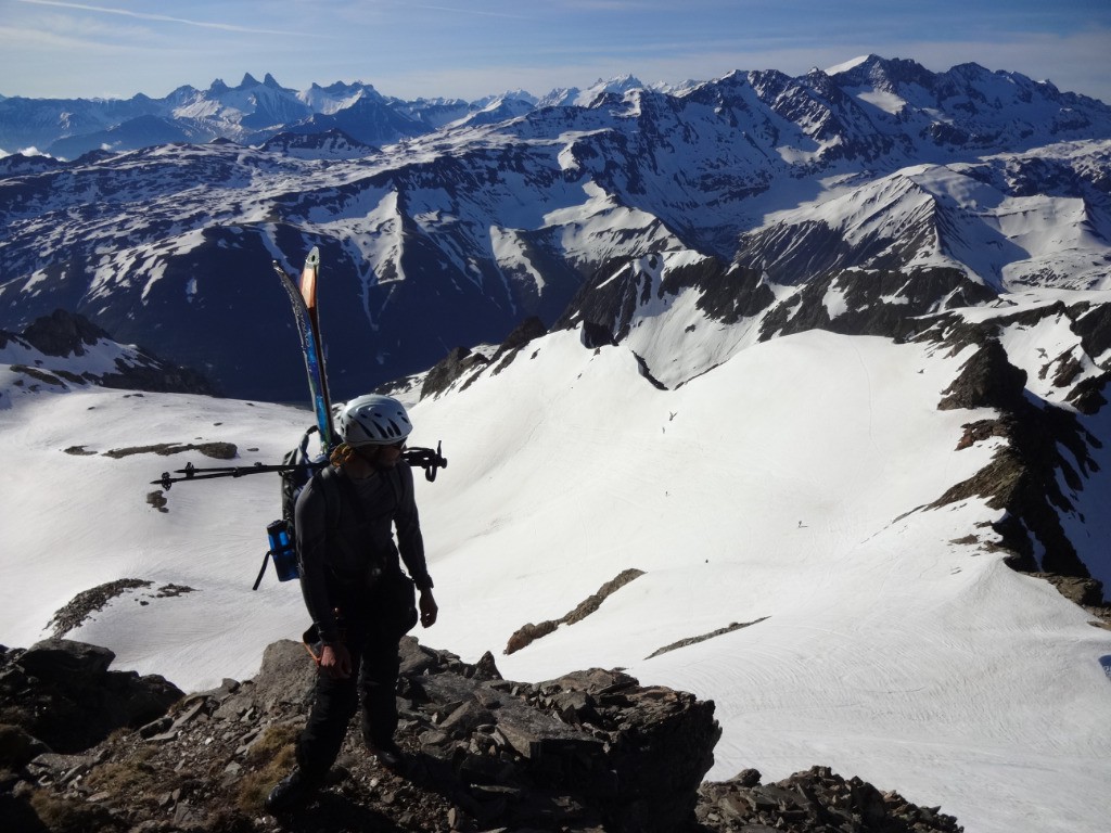 #12 L L'arête S du Rocher Blanc, avec une vue grandiose!