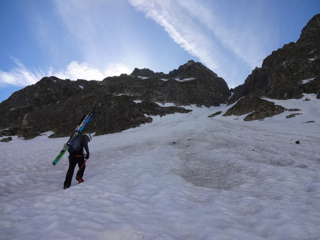 #13 Remontée de la brèche de la Marmottane Remontée de la brèche de la Marmottane