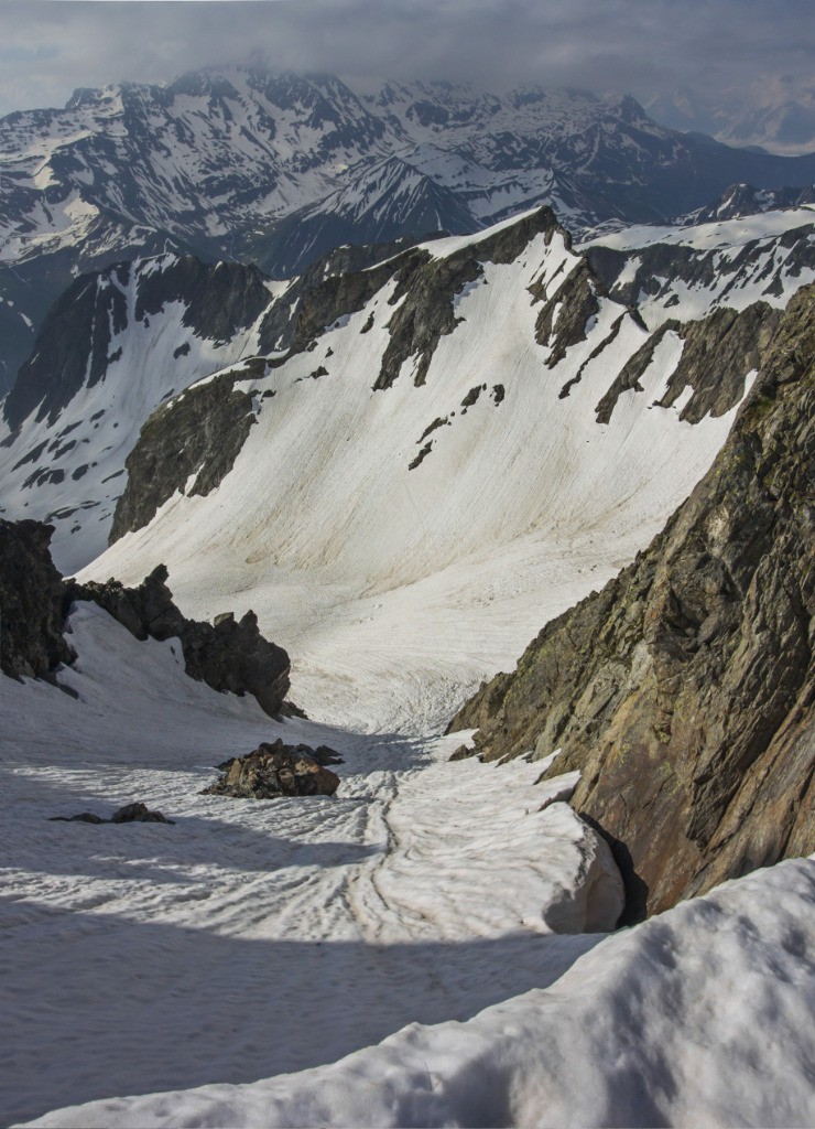 #9 Couloir sud col de l Couloir sud col de l'amiante sud (ou brèche de la Pyramide?)