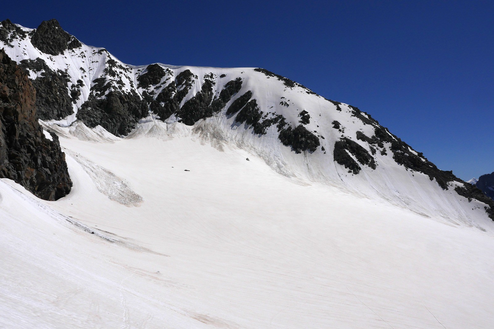 #14 Aiguille et Dôme de Polset face SO. Aiguille et Dôme de Polset face SO.
