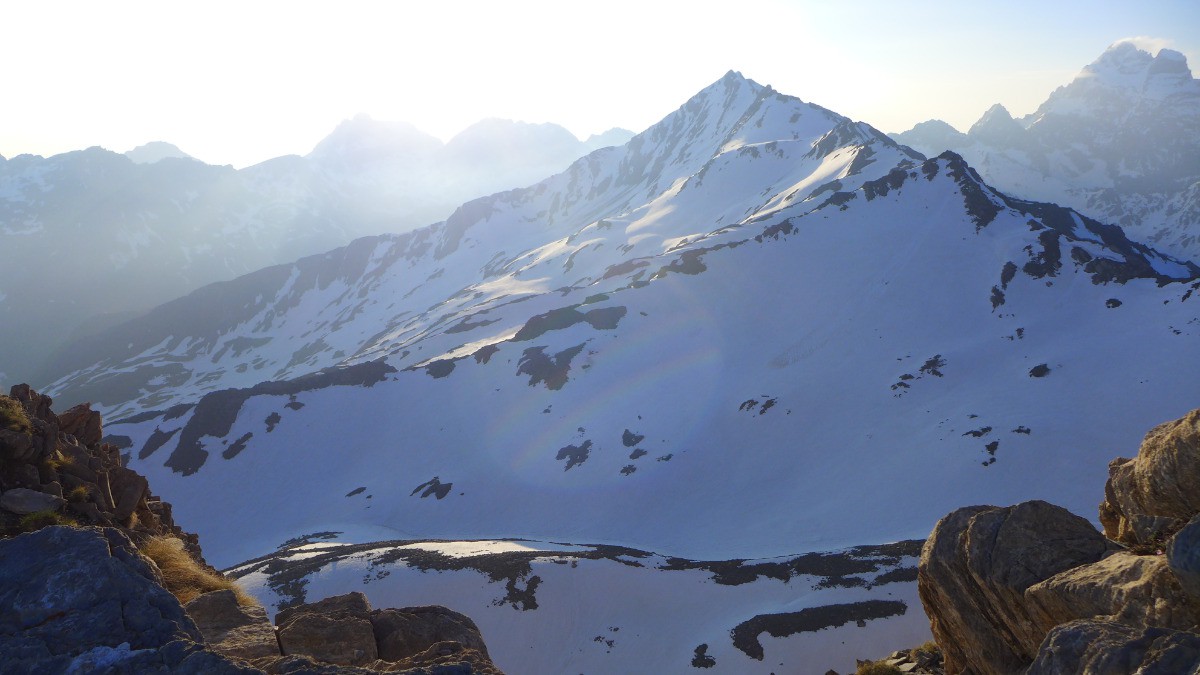 #4 Beaucoup de neige vers l Beaucoup de neige vers l'Aiguillette.