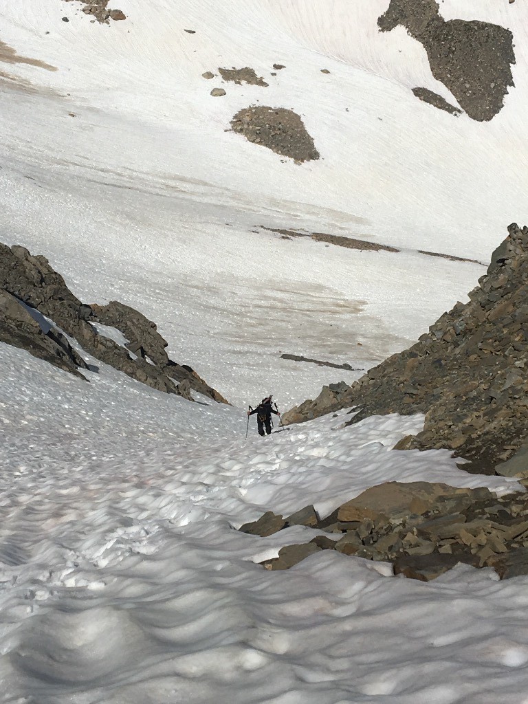 #3 Remontée du couloir nw Remontée du couloir nw