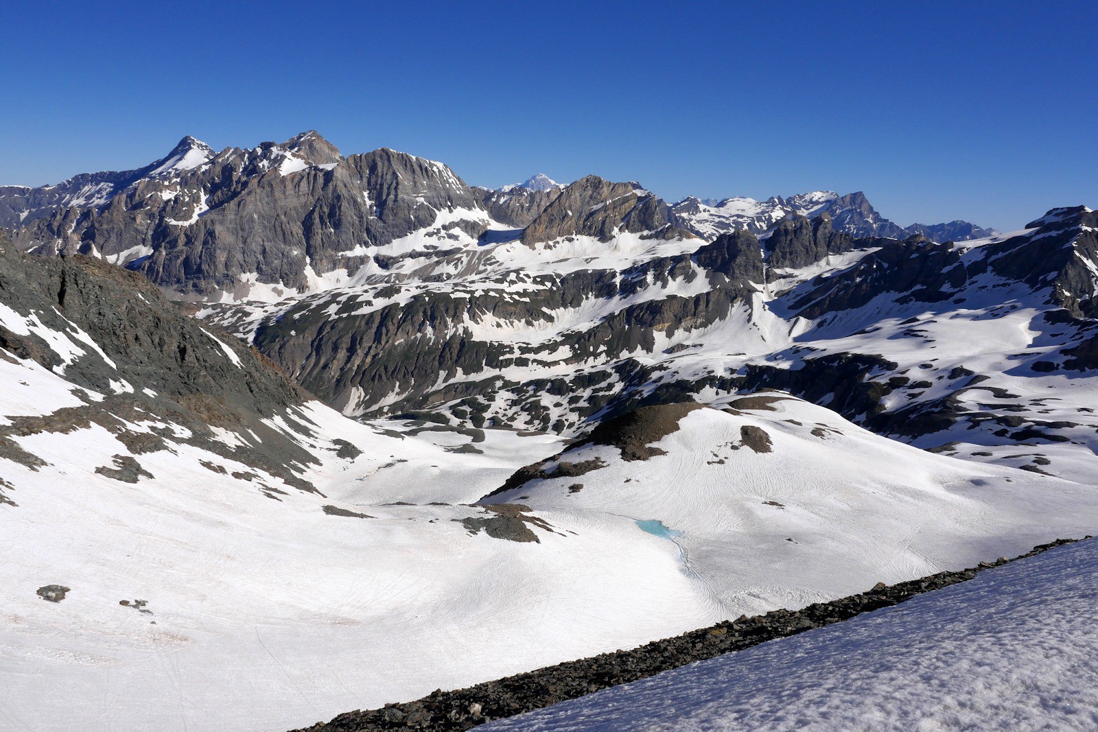 #15 Col du Montet, le versant Nord. Col du Montet, le versant Nord.