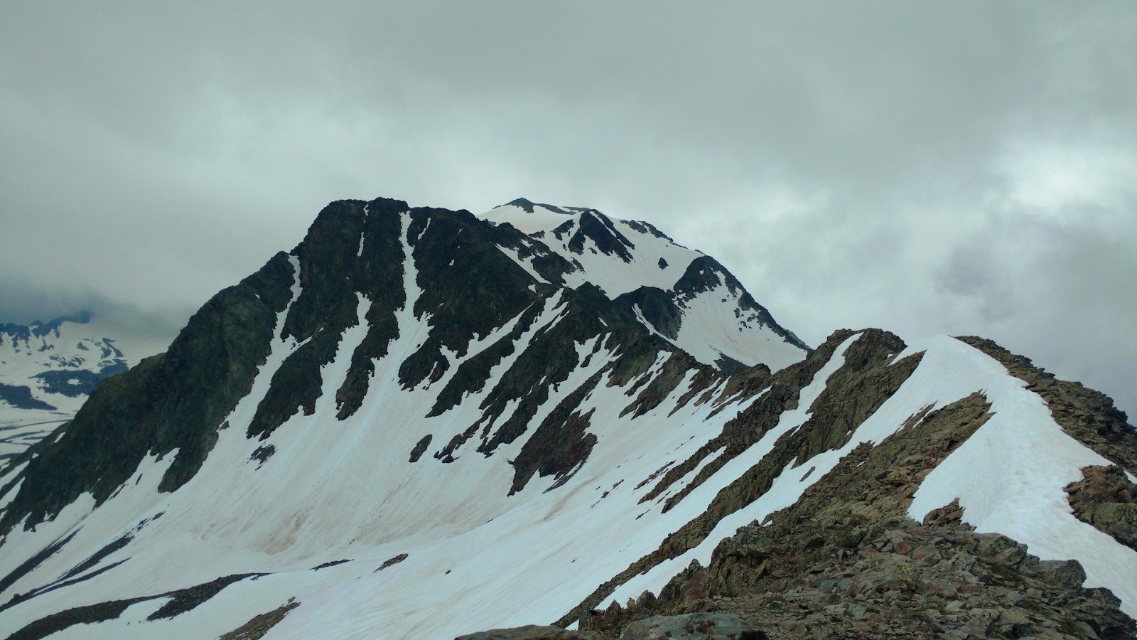 #24 La face N de l La face N de l'Aiguille Noire vue depuis l'Aiguille de Laisse