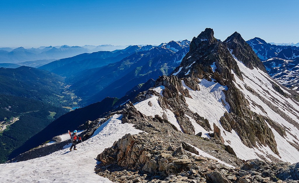 #8 Panorama sur la crête sommitale... Panorama sur la crête sommitale...