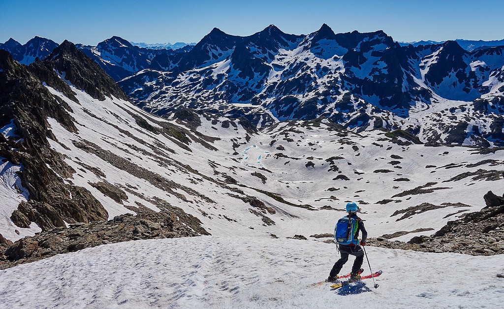 #10 Directe Est depuis le sommet... Directe Est depuis le sommet...