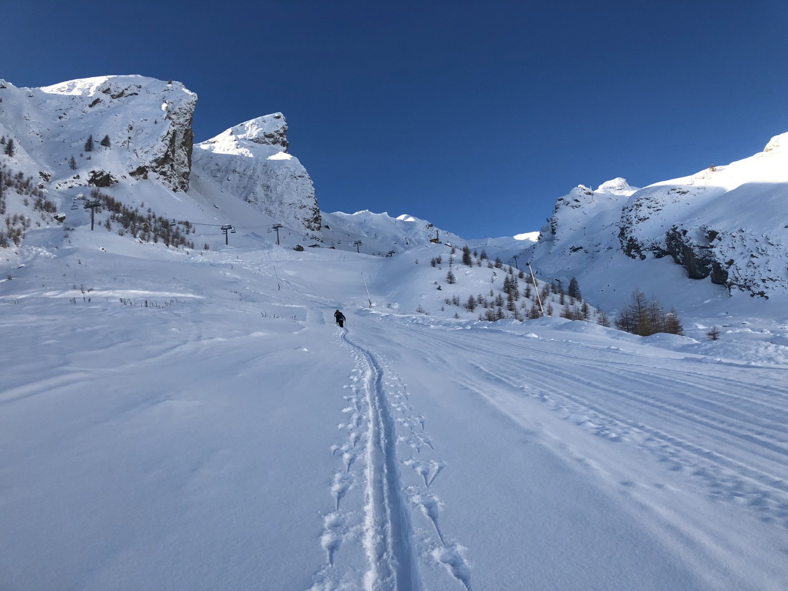 Pour la montée, c'est tout droit