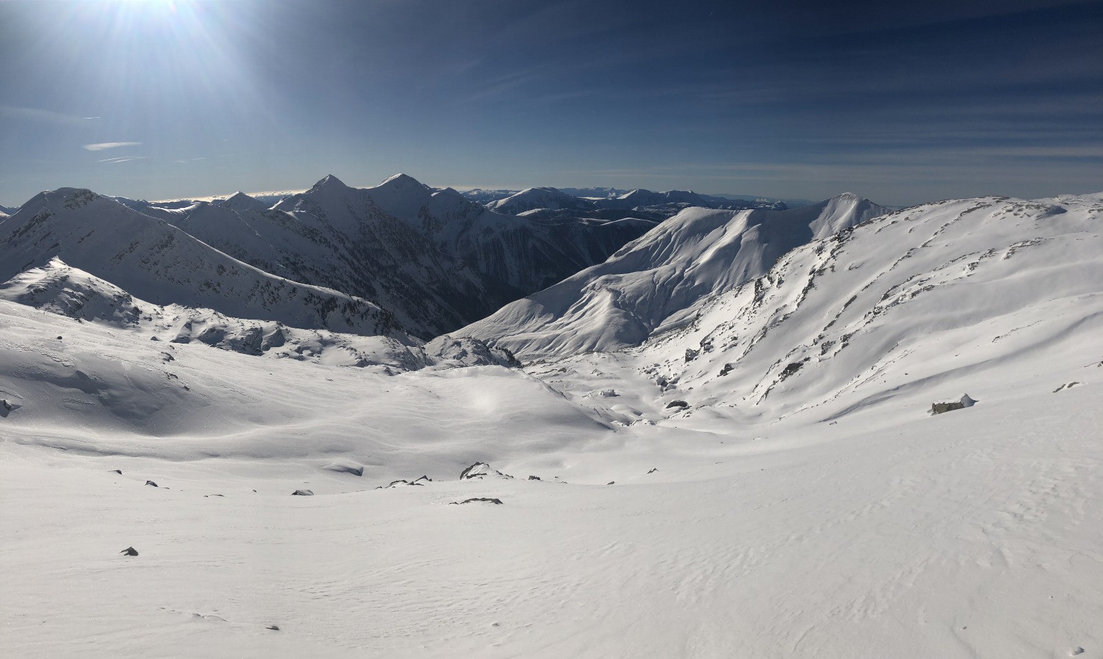 Vallon de l'Estrop déja bien rempli