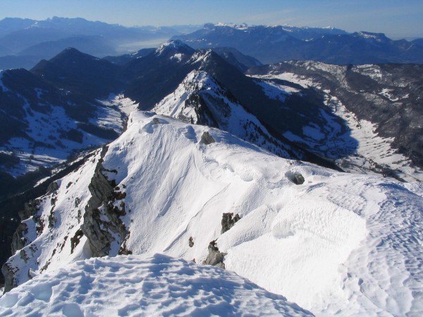 #2 Couloir nord de La Bade : depuis le sommet Couloir nord de La Bade : depuis le sommet