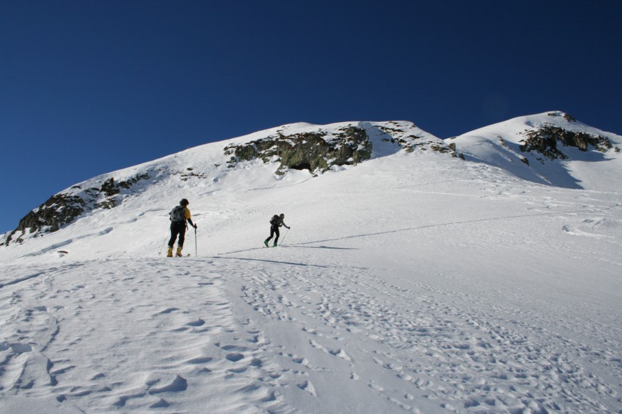#2 Montée rive gauche : Un petit passage dans les pentes Nord avant d Montée rive gauche : Un petit passage dans les pentes Nord avant d'atteindre le sommet
