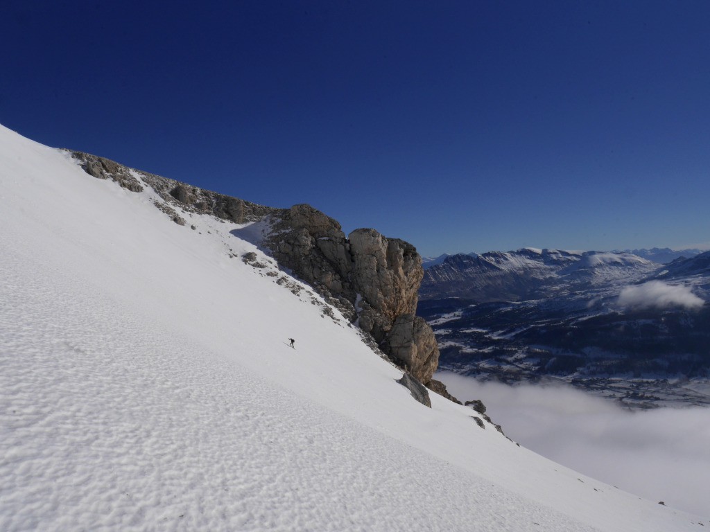 #1 belle pente, neige dure, progression prudente belle pente, neige dure, progression prudente