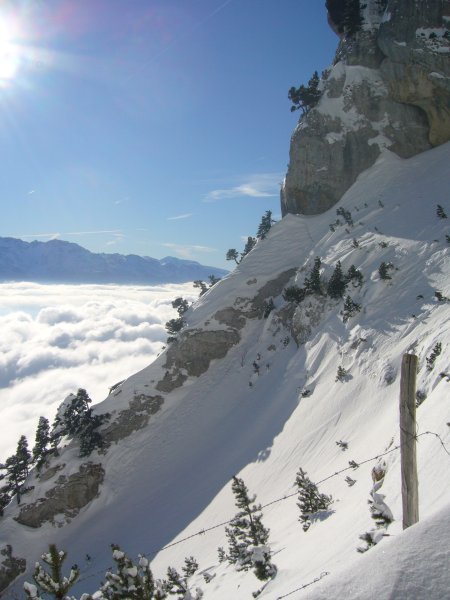 #1 Cirque de l Cirque de l'Aup du Seuil : Très photogéniques, ces barbelés!