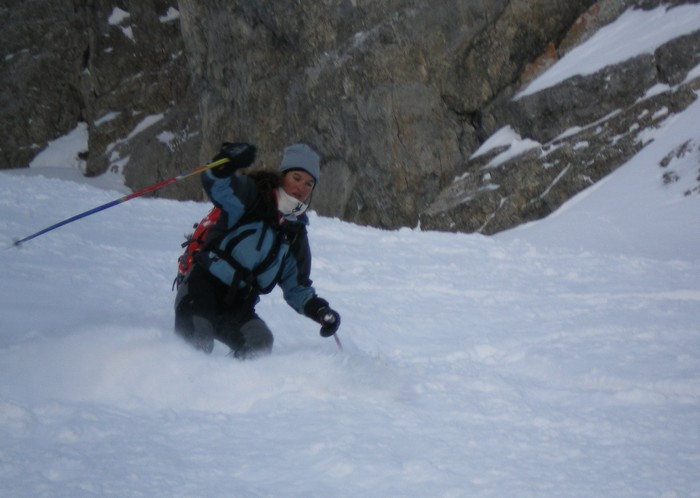 #7 Brêche Portetta : Grosse poudre sous le couloir : Val se régale ! Brêche Portetta : Grosse poudre sous le couloir : Val se régale !