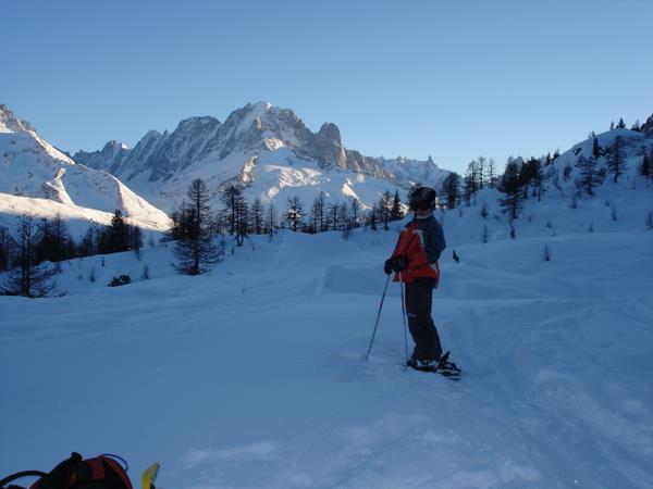 #8 Aiguille Verte : Descente de la Loriaz au coucher de soleil Aiguille Verte : Descente de la Loriaz au coucher de soleil