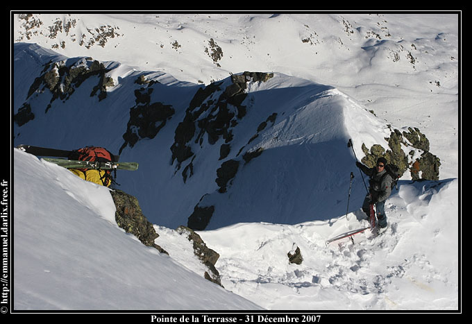 #7 La brêche : La brêche qui donne accès au couloir de descente. La brêche : La brêche qui donne accès au couloir de descente.