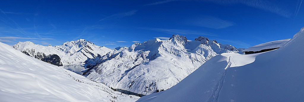 Du Mont Blanc à la brèche de Parozan