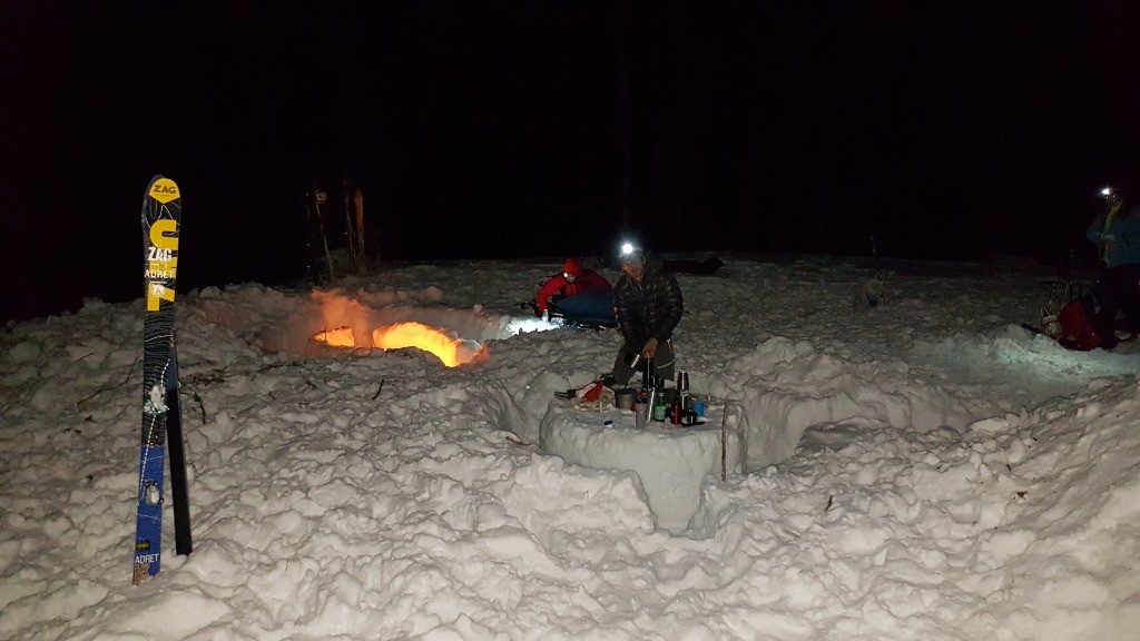 Le camp du samedi soir.