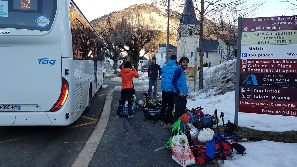 Sortie du bus au Sappey.