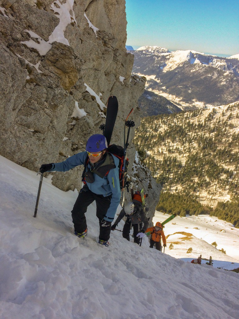 Lances de Malissard couloir W