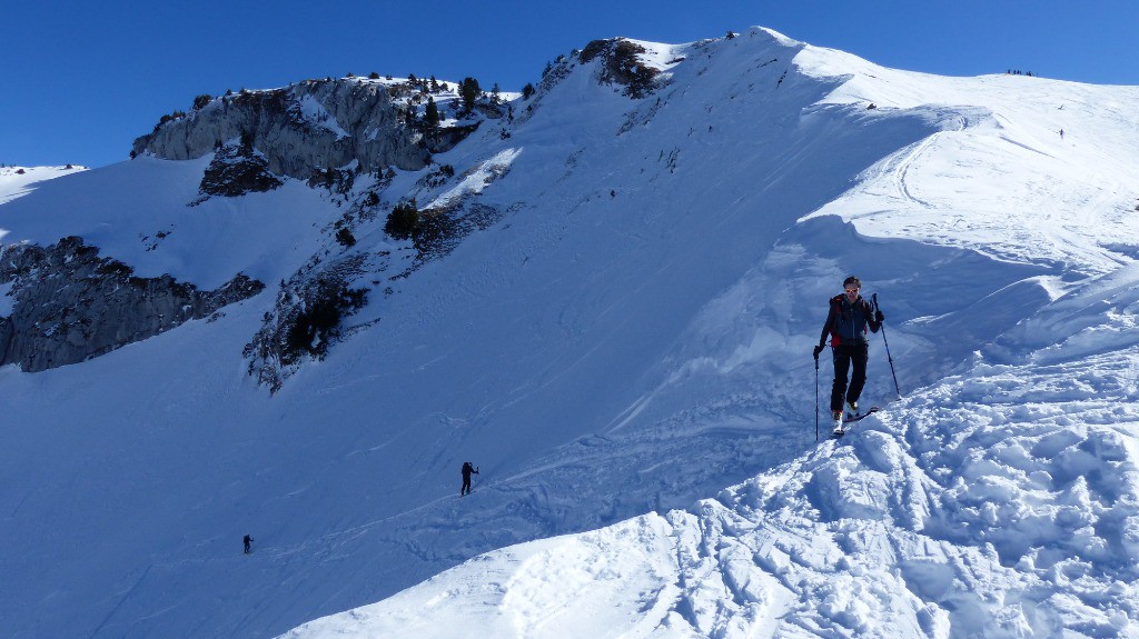 La sortie au col de Bellefont.