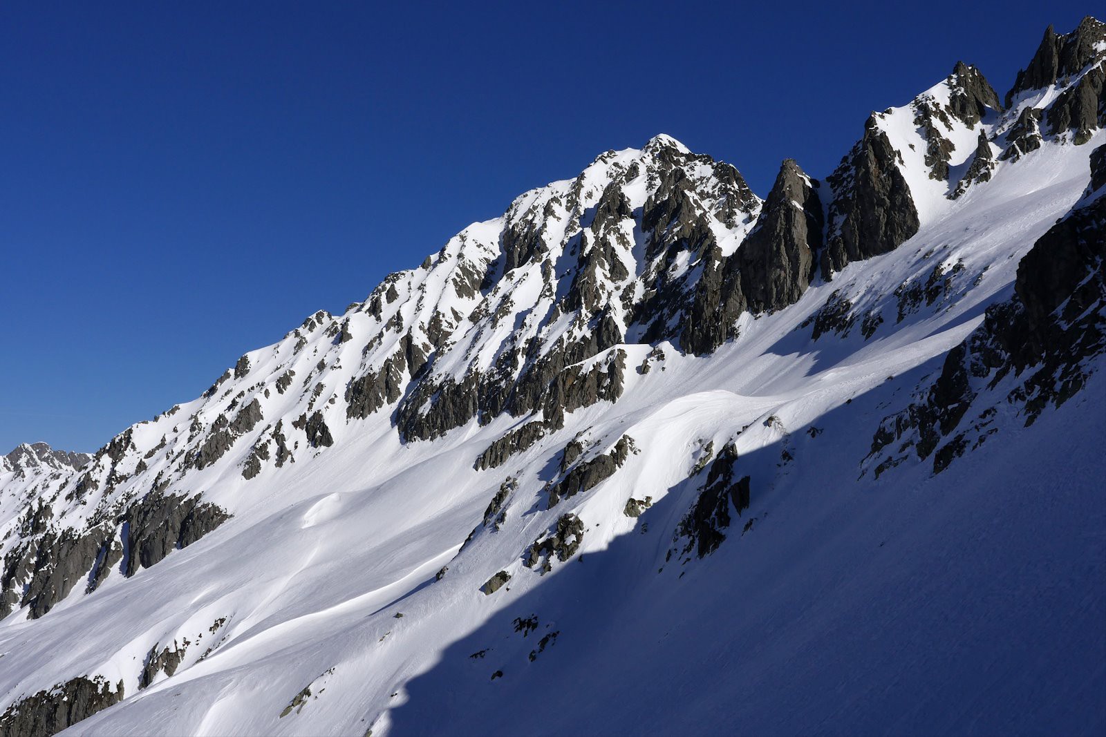 #12 Le Grand Miceau versant sud-ouest. Le Grand Miceau versant sud-ouest.