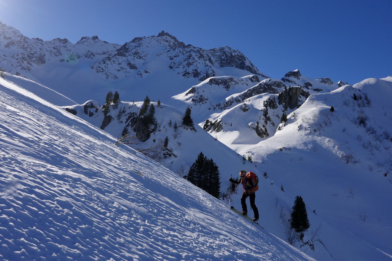 #5 L L'arrivée au soleil vers 1800 mètres d'altitude.