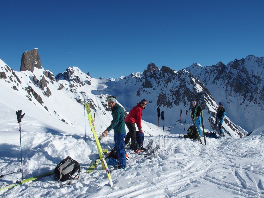 Col de la Charbonnière, la classique avec la Pierra Menta