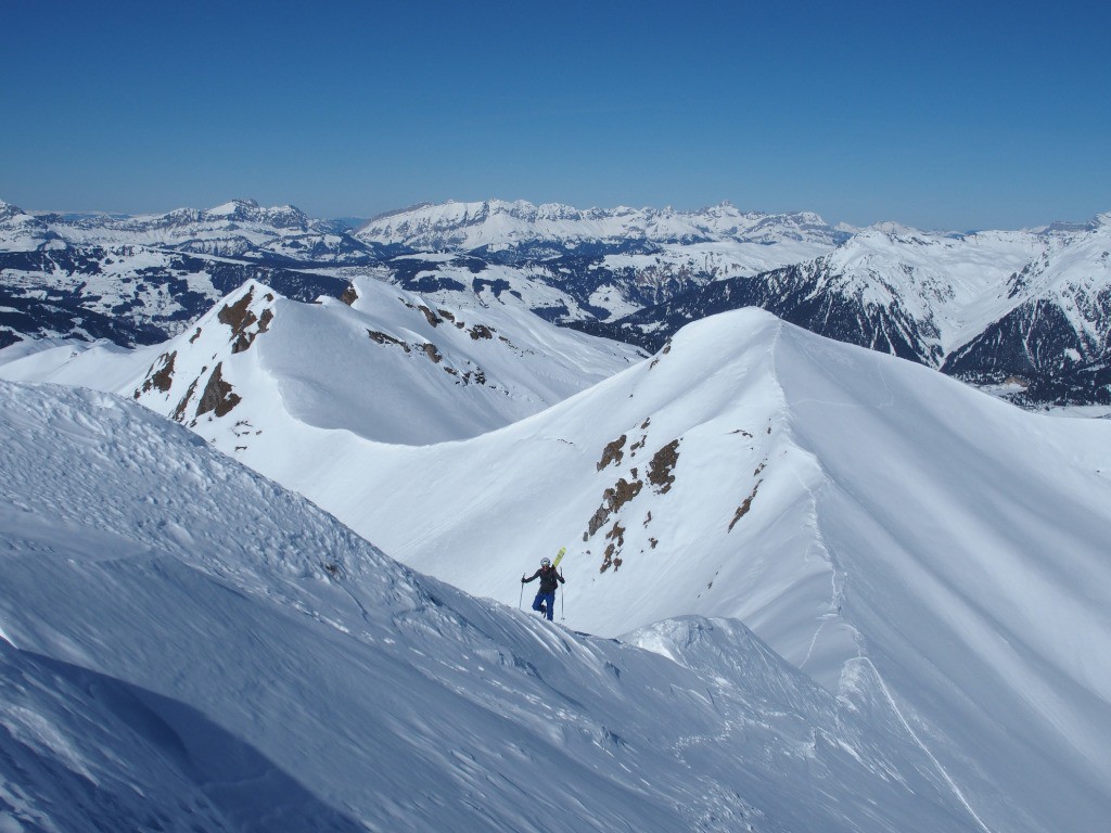 #13 Thomas sur la crête du Mont Coin Thomas sur la crête du Mont Coin