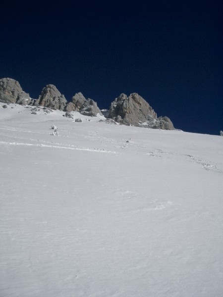 #3 Lances de Malissard Face Ouest : Le couloir final est à droite Lances de Malissard Face Ouest : Le couloir final est à droite