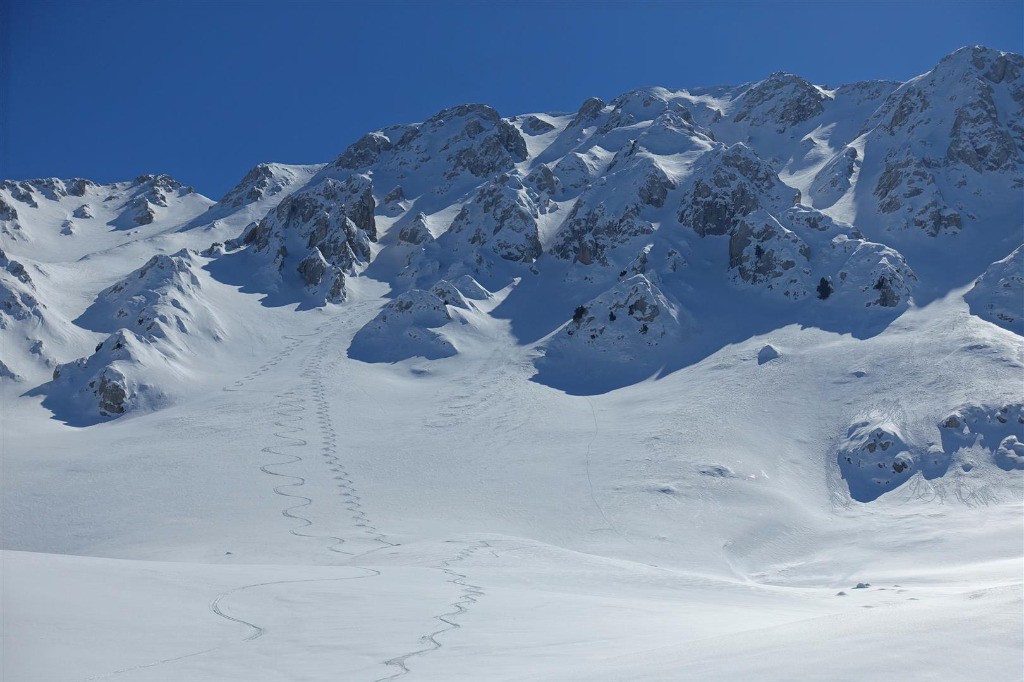 J6 : la belle face nord du Tunc Dagi, beau cadre et belle neige !