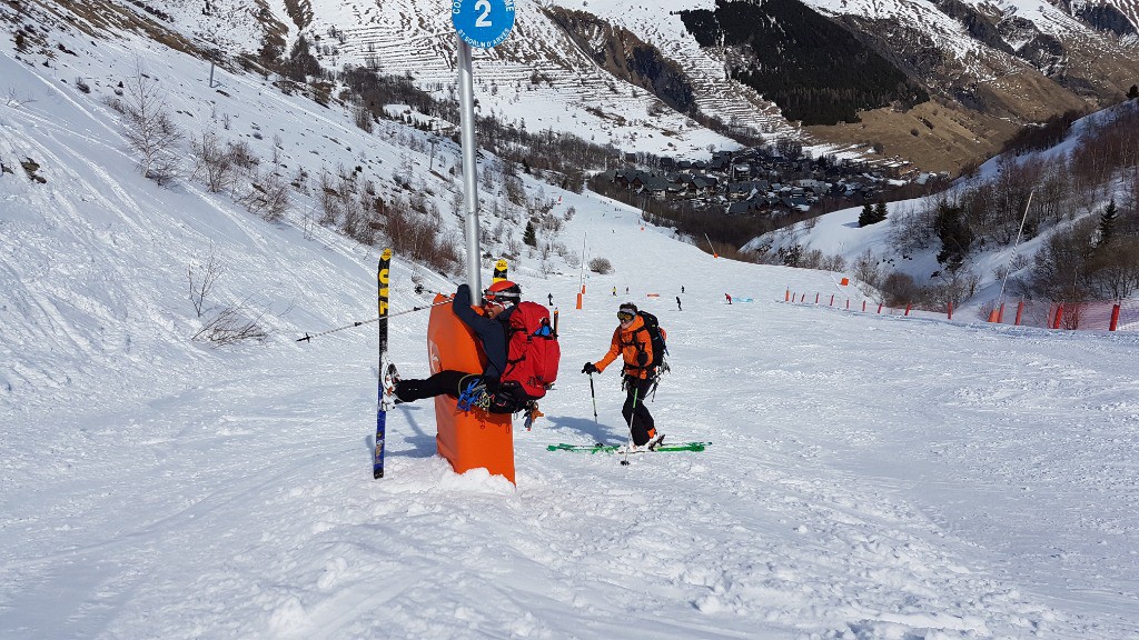 On n'est plus habitué à skier sur piste...