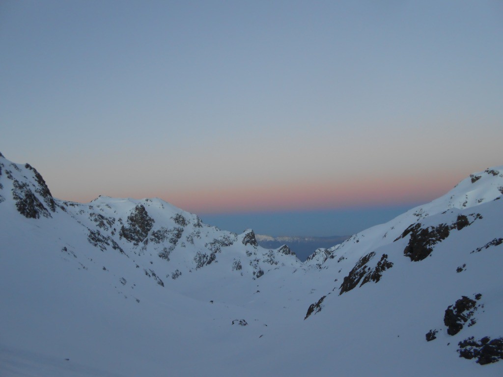 Lever du jour au col des Balmettes